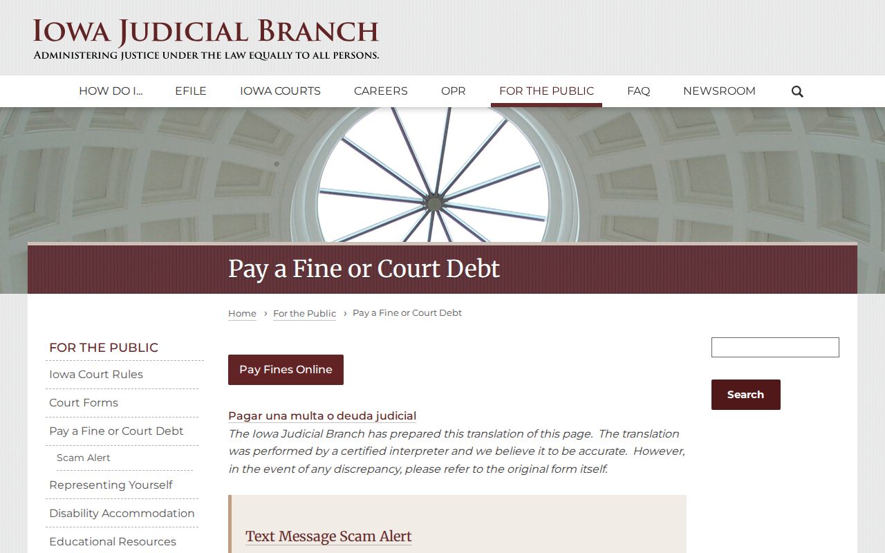 Butler County warrant and court debt payment guidance