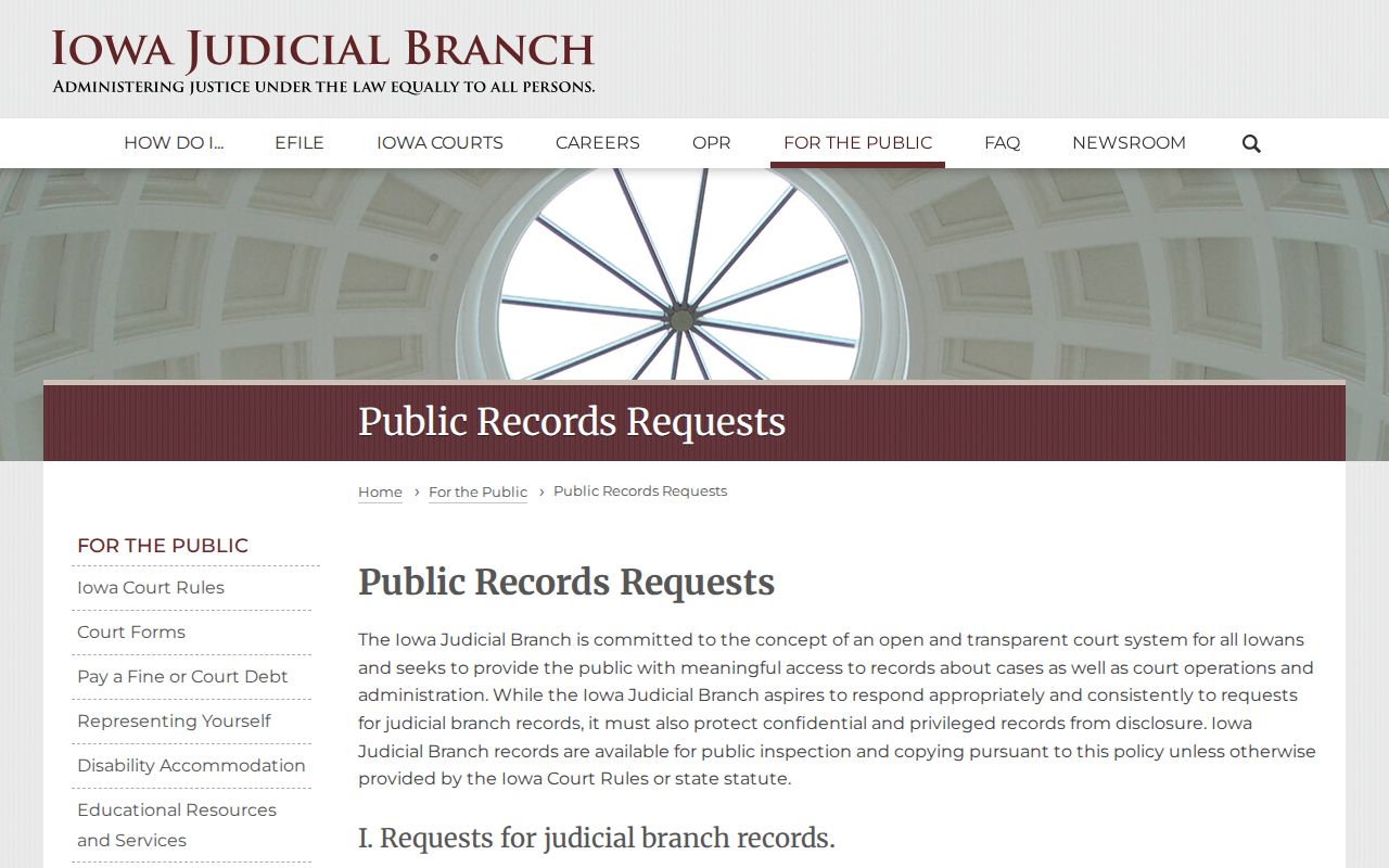 Butler County warrant records request policy